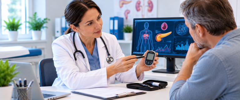 Prywatny pakiet medyczny z diabetologiem – jakie konsultacje i badania przy cukrzycy warto sprawdzić?